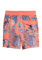 Boys 4-7 Printed Swim Trunks