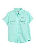 Boys 4-7 Short Sleeve Fishing Shirt