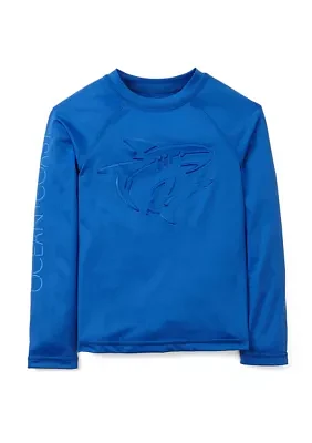 Boys 4-7 Embossed Rashguard