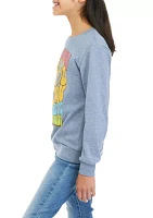 Girls 7-16 Crew Neck Revolution Graphic Pullover