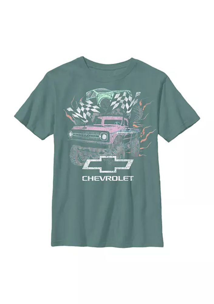 Oversized Car Graphic T-shirt