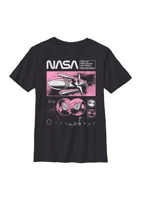 Boys 8-20 Short Sleeve NASA Graphic T-Shirt