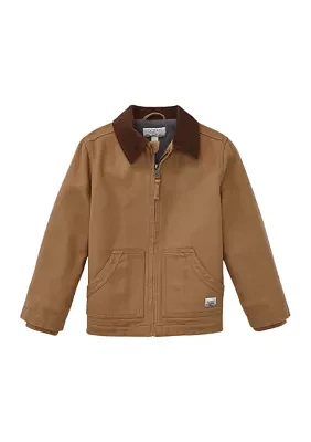 Boys 4-7 Collared Canvas Jacket