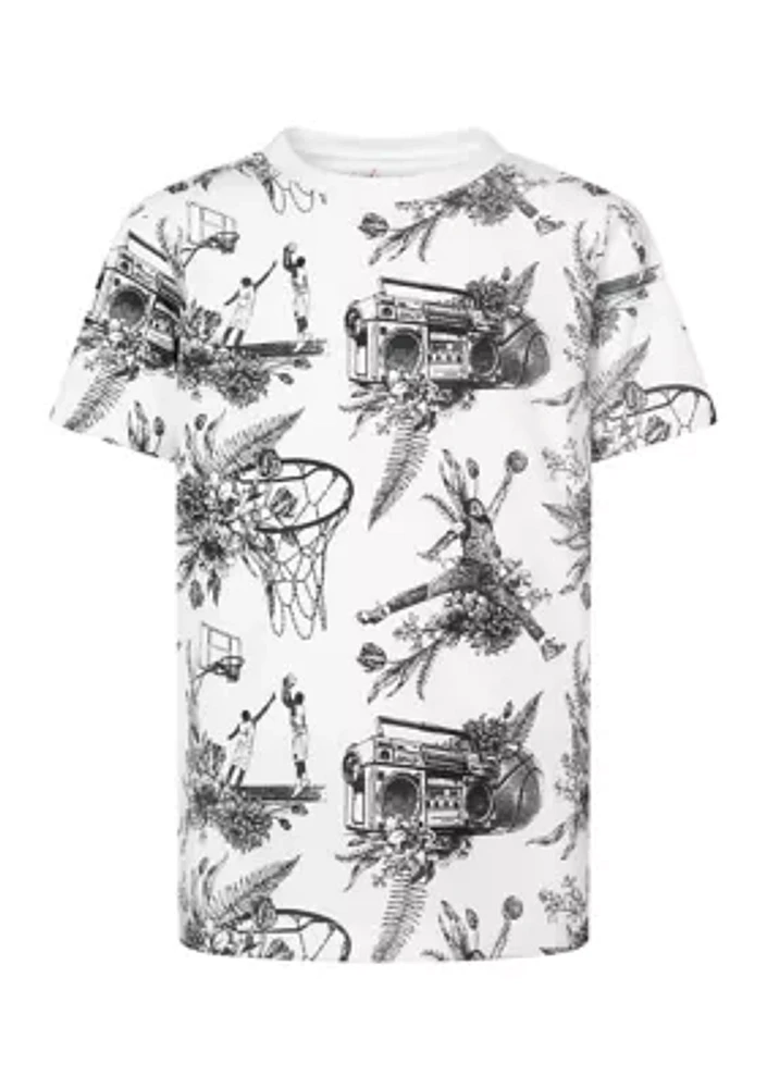 Boys 8-20 Sketch Printed T-Shirt