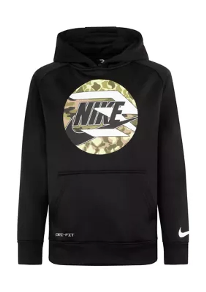 Boys 8-20 Camo Circle Graphic Thermal Hoodie