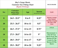 Boys Stretch Cotton Cargo Shorts