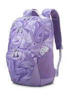 Big Kids Swoop Lavender Marble Backpack