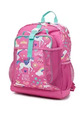 AD Sutton Girls 4-6x Unicorn 2 in 1 Backpack set - Backpack and Lunch Bag