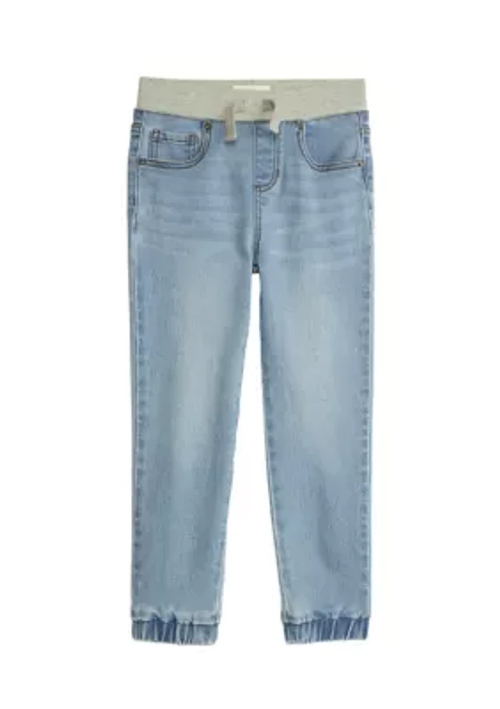 Boys 4-7 Denim Jogger Pants