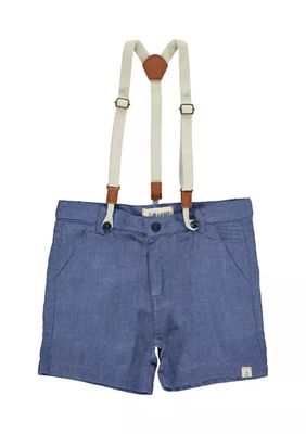 Boys 2-10 Captain Shorts with Suspenders