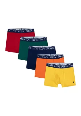 Cotton Stretch Boxers - 5 Pack