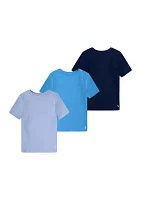 Boys 8-20 Cotton Crew Neck Undershirts - 3 Pack