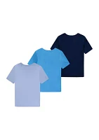 Boys 8-20 Cotton Crew Neck Undershirts - 3 Pack