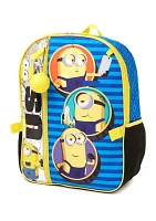 Minions 5 Piece Backpack Set