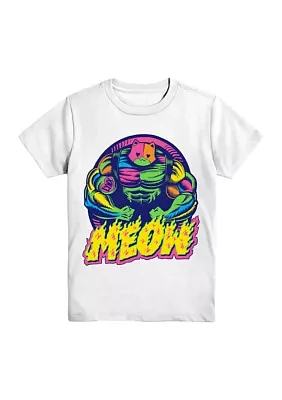 Boys 8-20 Meow Graphic T-Shirt