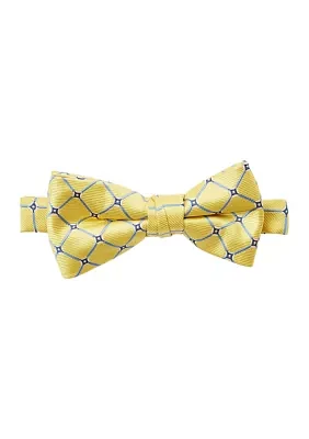 Boys Grid Neat Bowtie