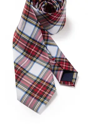 Boys Holiday Plaid Tie