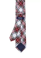 Boys Holiday Plaid Tie