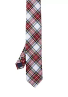 Boys Holiday Plaid Tie