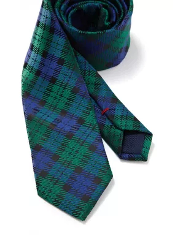 Boys Blackwatch Plaid Tie