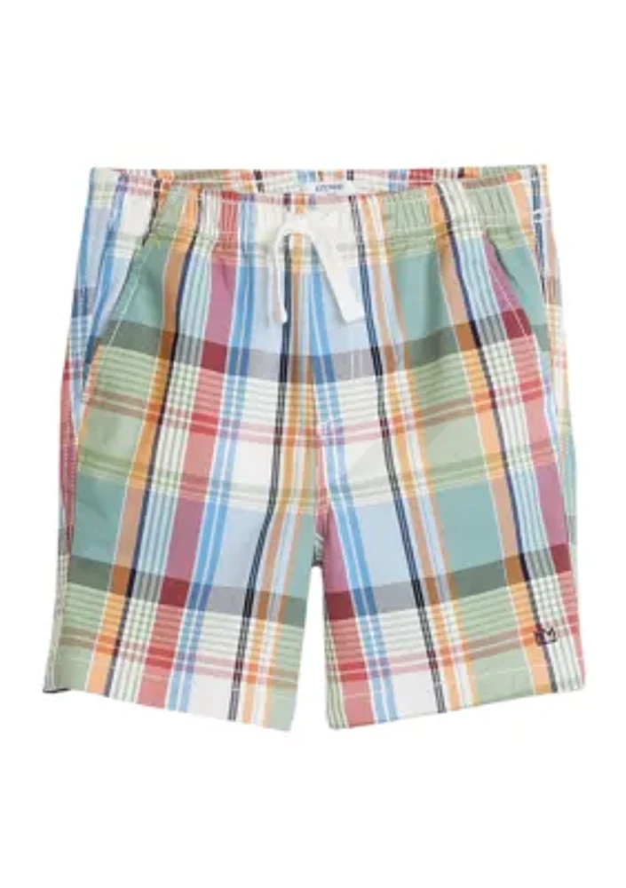 Boys 4-7 Plaid Shorts