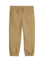 Boys 4-7 Twill Jogger Pants