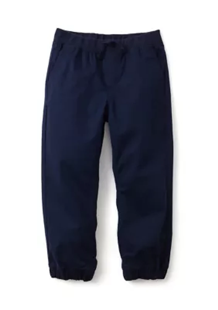 Boys 4-7 Twill Jogger Pants