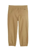 Boys 4-7 Twill Jogger Pants