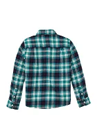 Boys 4-7 Twill Button Down Shirt