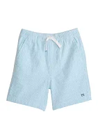 Boys 4-7 Seersucker Stripe Deck Shorts