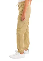 Boys 8-20 Husky Twill Jogger Pants