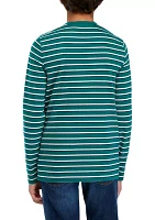 Boys 8-20 Striped Crew Neck T-Shirt