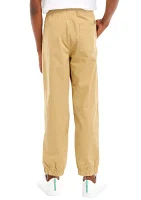 Boys 8-20 Cotton Twill Joggers