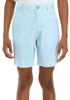 Boys 8-20 Striped Seersucker Shorts