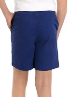 Boys 8-20 Solid Twill Deck Shorts