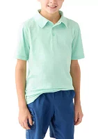 Boys 8-20 Short Sleeve Jaspe Polo Shirt