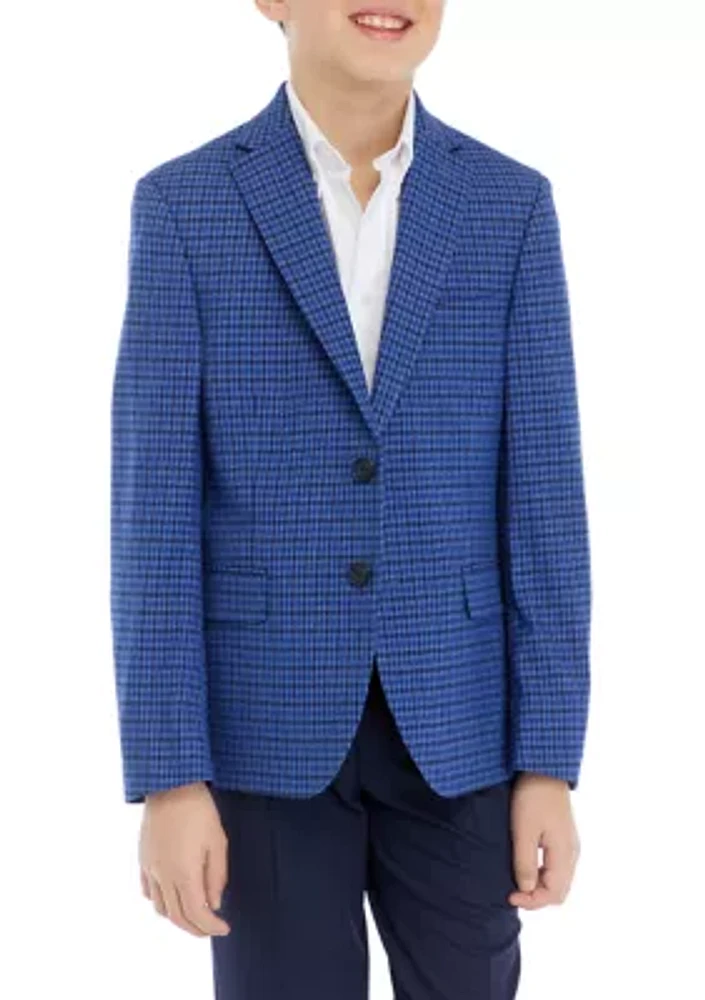 Boys 8-20 Blue Check Sport Coat