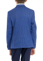 Boys 8-20 Blue Check Sport Coat