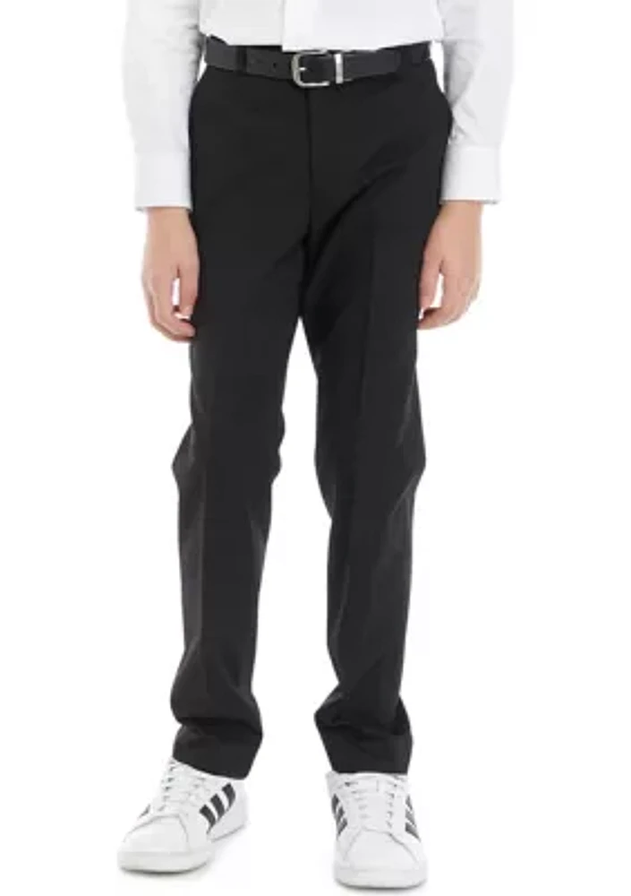 Boys 8-20 Solid Suit Separate Pants