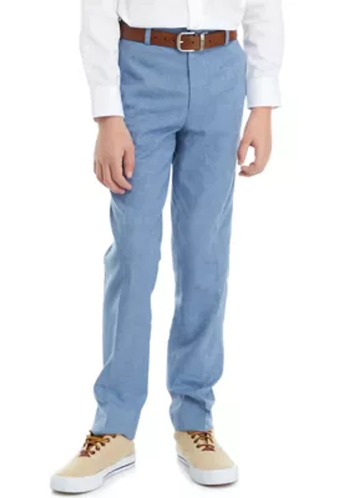 Boys 8-20 Solid Suit Separate Pants