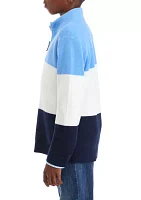 Boys 8-20 Color Block Zip Sweater