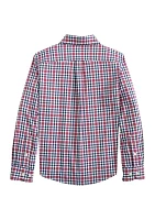 Boys 8-20 Button Down Printed Sport Shirt