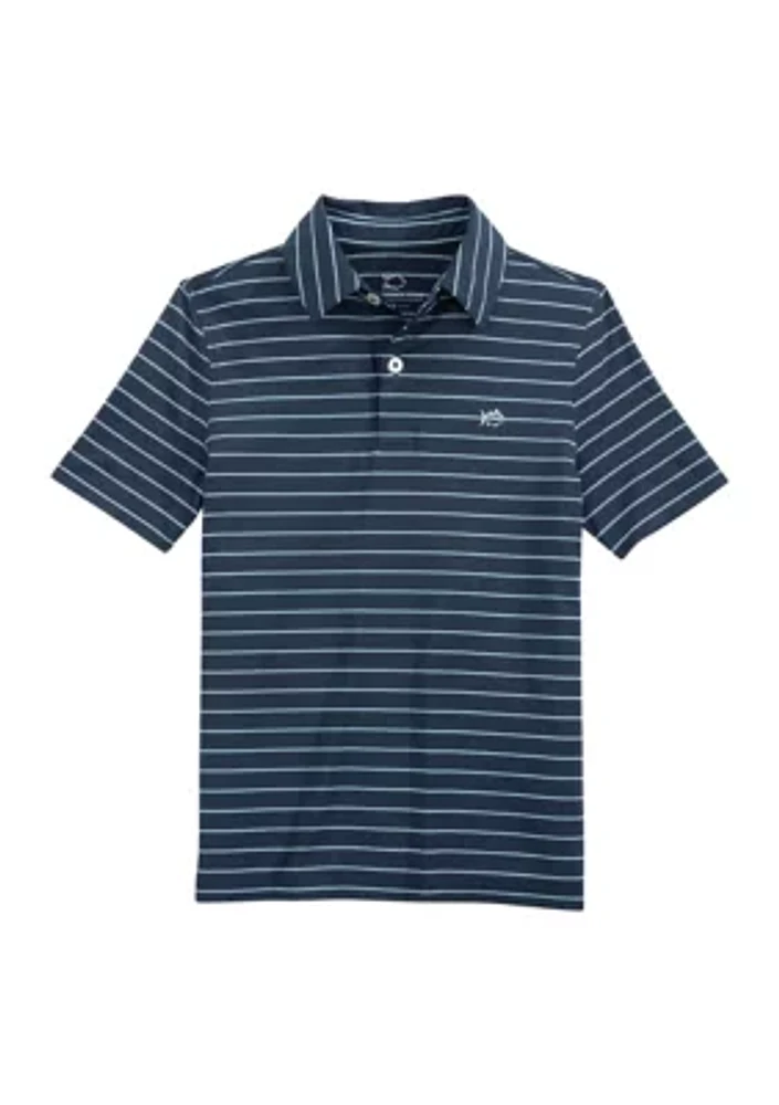 Boys 8-20 Short Sleeve Striped Polo Shirt