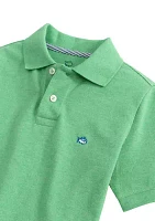 Boys 8-20 Heather Skipjack Polo Shirt