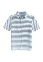 Boys 8-20 Driver Oyster Creek Stripe Polo Shirt