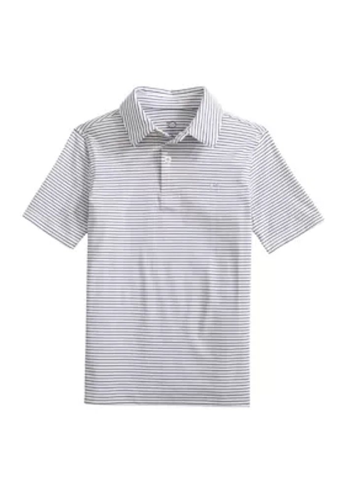 Boys 8-20 Youth Driver Sunbury Stripe Polo Shirt