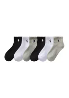 Boys Set of 6 Cotton Socks
