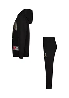 Boys 4-7 Jersey Graphic Hoodie and Joggers Set