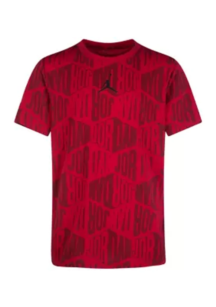 Boys 8-20 Diamond Printed T-Shirt