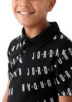 Boys 8-20 Jumpman Printed Polo Shirt